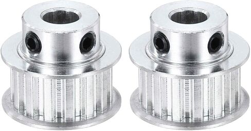 MECCANIXITY 2 Pcs Aluminium Timing Pulley, XL 15 Teeth 10mm Bore Synchronous Wheel Timing Belt Pulley 5.08mm Pitch 11mm Slot Width for Belt, CNC Machine, 3D Printer in Saudi Arabia