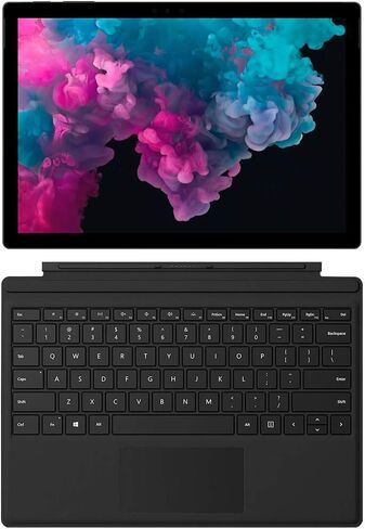 تابلت Microsoft Surface Pro 6 مقاس 12.3 بوصة Intel i5 سعة 8 جيجابايت/256 جيجابايت مع حزمة لوحة مفاتيح Surface Pro (متجدد) in Kuwait