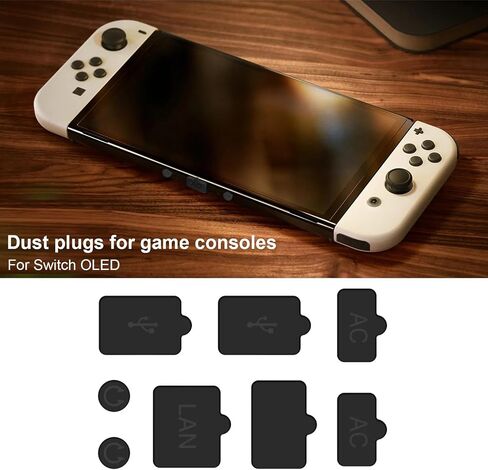 Host Base Dust Plug Silicone Dustproof Protective Cover Game Console Spare Accessories Part for Switch/Switch OLED in Saudi Arabia