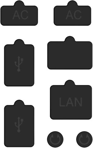 Host Base Dust Plug Silicone Dustproof Protective Cover Game Console Spare Accessories Part for Switch/Switch OLED in Saudi Arabia