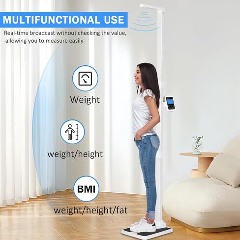 قياس الارتفاع من سبائك الألومنيوم للبالغين والأطفال، قياس الارتفاع، قضيب قياس الارتفاع المحمول، 8-82 بوصة/20-210 سم/وحدة مع سم وبوصة 8-82، للمنزل والمكتب وصالة الألعاب الرياضية والفحص الطبي in Kuwait