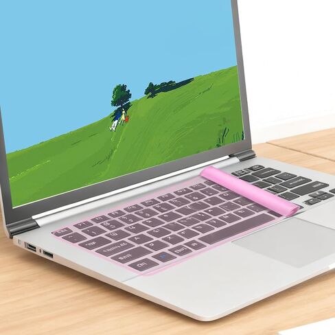 Keyboard Cover Laptop Keyboard Protector Silicone Skin for Notebook Computer Flexible Thin Dustproof Reusable Film(Blue) in Saudi Arabia