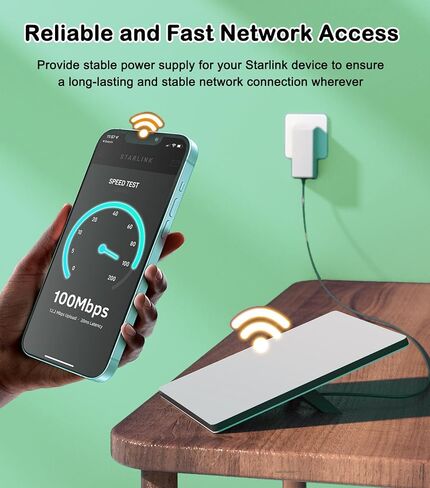 كابل ستارلينك ميني 10 قدم/3 متر، كابل ستارلينك ميني دي سي مقاوم للماء 18AWG، سلك طاقة 5521 تيار مستمر خارجي in Kuwait