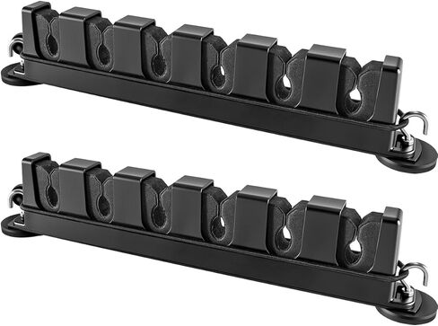 حامل قضيب الصيد المغناطيسي، حامل عمود الصيد، حامل تخزين قضيب عمودي لسرير الشاحنة، باب المرآب، جدار القارب، متجر 6 قضبان صيد، زوج واحد أسود in Kuwait