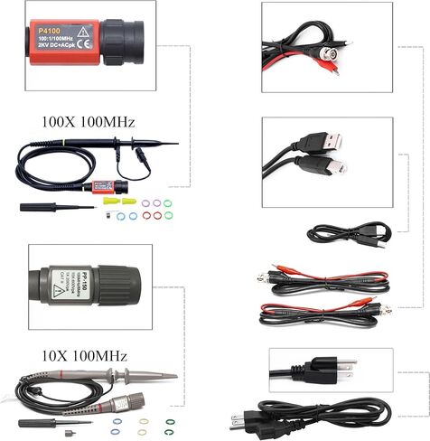 Hantek DSO2D15 Digital Storage Lab Oscilloscopes150MHz Bandwidth 2CH Dual Channel 1GSa/s 8M Memory Depth with 1CH Waveform Generator in Kuwait