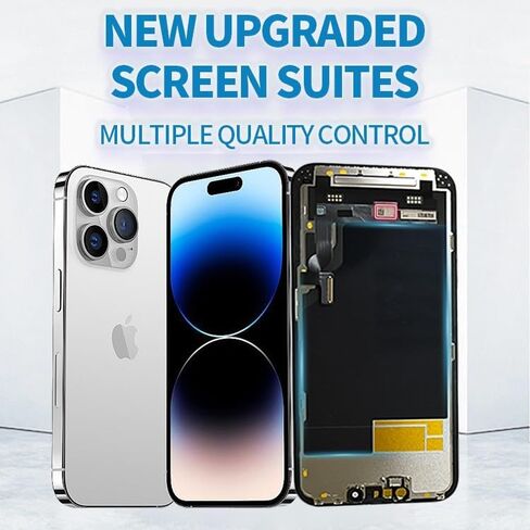 بديل شاشة iPhone 13 Pro مقاس 6.1 بوصة، مجموعة محول رقمي لشاشة LCD تعمل باللمس ثلاثية الأبعاد مع أدوات إصلاح (موديل A2483، A2636، A2638، A2639، A2640) in Kuwait