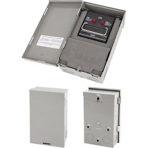مفتاح فصل WeCooper، غير منصهر، 60A 2Pole 3Wire 1Phase 240VAC A/C، سحب للخارج، معدن، رمادي in Saudi Arabia