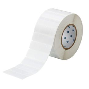 Brady THT-56-427-10 0.75" Width x 0.937" Height, B-427 Self-Laminating Vinyl, Matte Finish White/Translucent Thermal Transfer Printable Label (10000 per Roll) in Kuwait