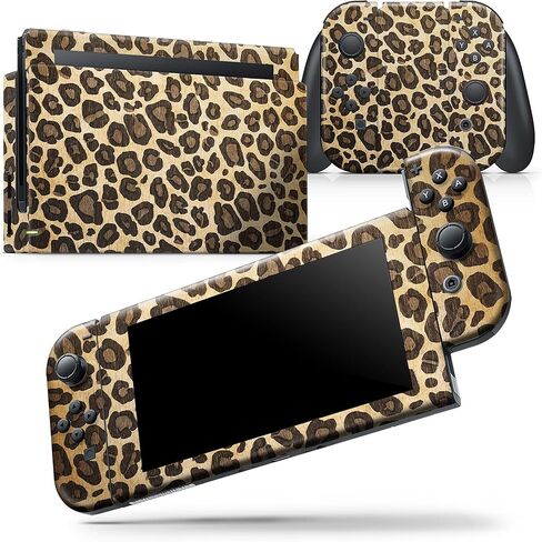 Design Skinz - Compatible with Nintendo 3DS XL - Skin Decal Protective Scratch-Resistant Removable Vinyl Wrap Cover - Vibrant Leopard Print V23 in Saudi Arabia