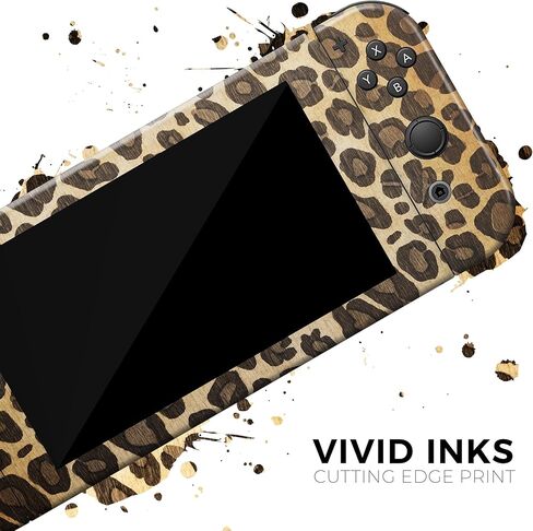 Design Skinz - Compatible with Nintendo 3DS XL - Skin Decal Protective Scratch-Resistant Removable Vinyl Wrap Cover - Vibrant Leopard Print V23 in Saudi Arabia