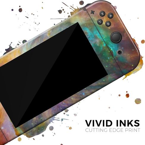 Design Skinz - متوافق مع Nintendo DSi XL - غطاء حماية من الفينيل قابل للإزالة ومقاوم للخدش - عالم غائم متعدد الألوان in Saudi Arabia