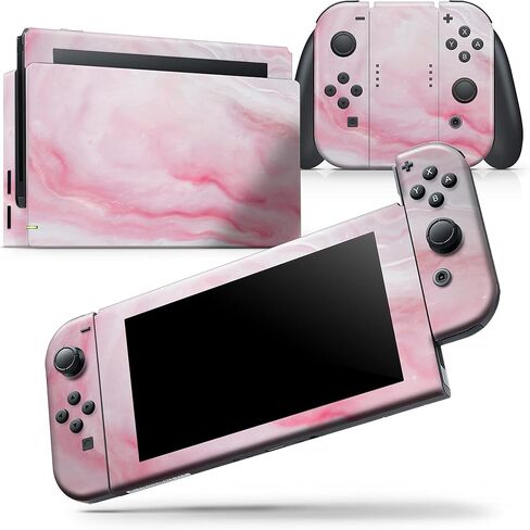 Design Skinz - متوافق مع Nintendo DSi XL - غطاء حماية من الفينيل قابل للإزالة ومقاوم للخدش - وردي رخامي Paradise V4 in Saudi Arabia