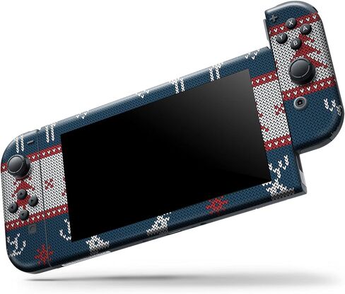 Design Skinz - Compatible with Nintendo DSi XL - Skin Decal Protective Scratch-Resistant Removable Vinyl Wrap Cover - Knitted Ugly Christmas Sweater V3 in Saudi Arabia