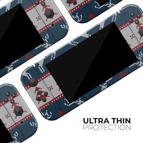 Design Skinz - Compatible with Nintendo DSi XL - Skin Decal Protective Scratch-Resistant Removable Vinyl Wrap Cover - Knitted Ugly Christmas Sweater V3 in Saudi Arabia