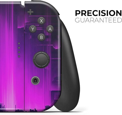 Design Skinz - متوافق مع Nintendo DSi XL - غطاء حماية من الفينيل قابل للإزالة ومقاوم للخدش - خلل وردي زاهٍ تجريدي in Saudi Arabia