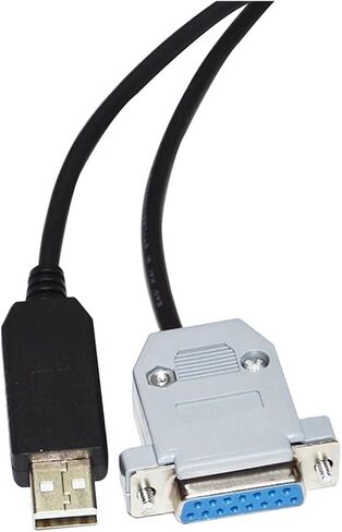 FT232RL رقاقة USB إلى D-SUB 15-PIN DB15 أنثى محول RS232/RS485 كابل اتصال تسلسلي متوافق مع مضخة TECAN CAVRO XCALIBUR (1.8 متر، إشارة RS232) in Saudi Arabia