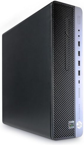 HP EliteDesk 800 G4-SFF، Core i7-8700 3.2 جيجا هرتز، 32 جيجا رام، 1 تيرابايت NVMe، Windows 11 Pro 64Bit، DVD، (متجدد) in Saudi Arabia