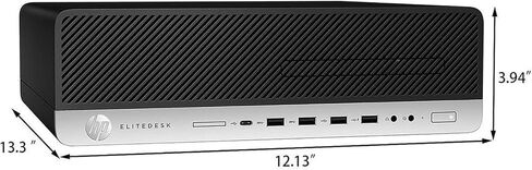 HP EliteDesk 800 G4-SFF، Core i7-8700 3.2 جيجا هرتز، 32 جيجا رام، 1 تيرابايت NVMe، Windows 11 Pro 64Bit، DVD، (متجدد) in Saudi Arabia