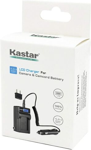 Kastar 2-Pack VW-VBK180 Battery and LCD AC Charger Compatible with Panasonic HC-V10M, HC-V100, HC-V100K, HC-V100EG-K, HC-V100EG-W, HC-V100K, HC-V100M, HC-V300M, HC-V500, HC-V500GK, HC-V500K, HC-V500M in Saudi Arabia