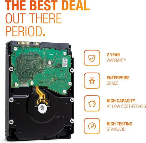 HGST Ultrastar 7K4000 4TB 3.5in 7200 RPM SAS 12Gb/s 64MB Cache Internal Enterprise Hard Drive - HUS724040ALS640 (Renewed) in Saudi Arabia