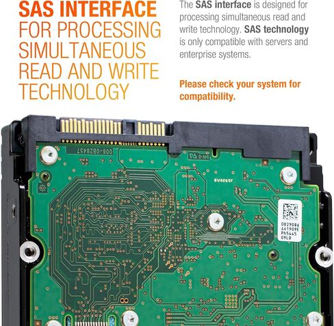 HGST Ultrastar 7K4000 4TB 3.5in 7200 RPM SAS 12Gb/s 64MB Cache Internal Enterprise Hard Drive - HUS724040ALS640 (Renewed) in Saudi Arabia