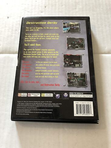 Destruction Derby (Long Box) - (PS1) PlayStation 1 [Pre-Owned] in Saudi Arabia
