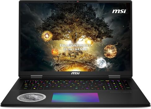 Titan 18 HX Dragon Edition Norse Myth 18 بوصة 120 هرتز MiniLED UHD+ كمبيوتر محمول للألعاب: Intel Ultra 9-285HX، NVIDIA Geforce RTX 5090، 96 جيجابايت DDR5، 6 تيرابايت SSD، Thunderbolt 5، Wi-Fi 7، Win 11 Pro: أسود A2XWJG-440US in Saudi Arabia