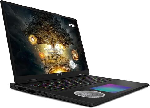 Titan 18 HX Dragon Edition Norse Myth 18 بوصة 120 هرتز MiniLED UHD+ كمبيوتر محمول للألعاب: Intel Ultra 9-285HX، NVIDIA Geforce RTX 5090، 96 جيجابايت DDR5، 6 تيرابايت SSD، Thunderbolt 5، Wi-Fi 7، Win 11 Pro: أسود A2XWJG-440US in Saudi Arabia