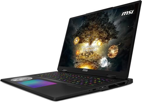 Titan 18 HX Dragon Edition Norse Myth 18 بوصة 120 هرتز MiniLED UHD+ كمبيوتر محمول للألعاب: Intel Ultra 9-285HX، NVIDIA Geforce RTX 5090، 96 جيجابايت DDR5، 6 تيرابايت SSD، Thunderbolt 5، Wi-Fi 7، Win 11 Pro: أسود A2XWJG-440US in Saudi Arabia