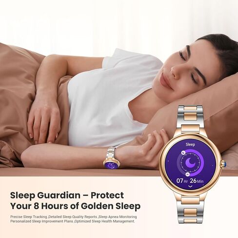 SOUYIE 2026 DA GPT Smart Watch for Women, 1.19" AMOLED Display, AI Customizable Watch Face, Heart Rate, Sleep Monitor, 107 Sports Modes Fitness Tracker, Compatible with iOS & Android in Kuwait