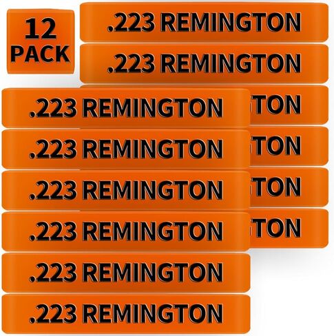 12 Pack Miaozhun .223 Remington Magazine Marking Bands .223 Magazine Caliber Identification in Saudi Arabia
