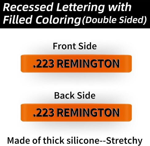 12 Pack Miaozhun .223 Remington Magazine Marking Bands .223 Magazine Caliber Identification in Saudi Arabia