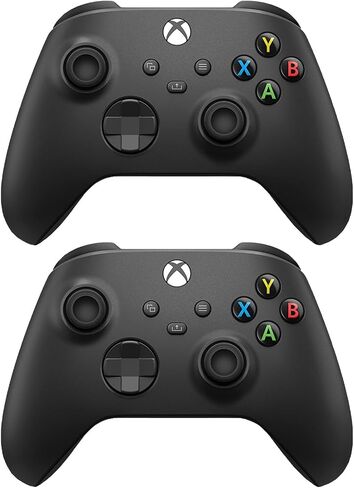 Microsoft Xbox Core Wireless Controller 2-Pack Bundle – Carbon Black – Xbox Series X|S, Xbox One, and Windows Devices (Renewed) in Saudi Arabia