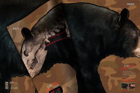 Bear Target 2-Sided Paper Range Targets (3pack) 27" x 39" for Archery & Rifle Hunters | Realistic Educational Anatomy Illustration by EthiKill… in Saudi Arabia