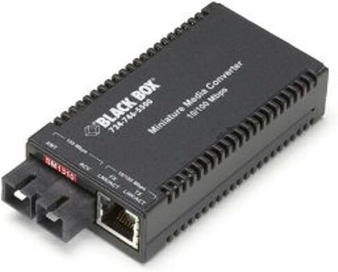 Black Box Network Services LHC015A-R4 Fast Ethernet [100 ميجابت في الثانية] محول الوسائط - 10/100 ميجابت في الثانية من النحاس إلى 100 ميجابت في الثانية فردي in Saudi Arabia