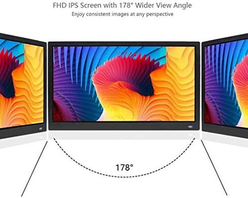 13-inch Digital Photo Frame with IPS Screen, 178° Wide Viewing Angle, Remote Control, Calendar and Clock Functions. in Saudi Arabia