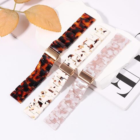 Resin strap 20mm 22mm replacement strap, lightweight and durable bracelet, suitable for men women fashionable wristbands in Saudi Arabia
