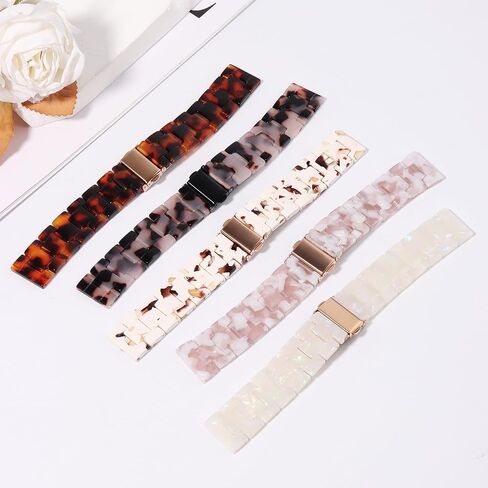 Resin strap 20mm 22mm replacement strap, lightweight and durable bracelet, suitable for men women fashionable wristbands in Saudi Arabia