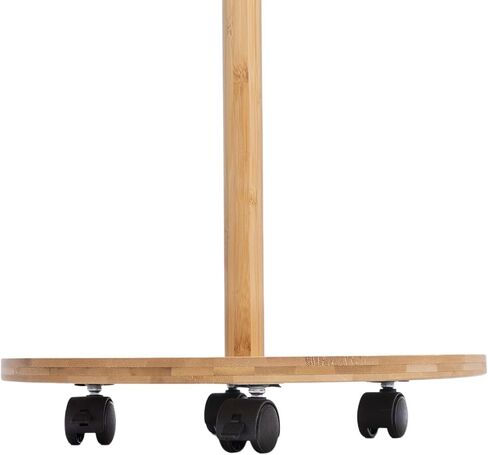 Waxaya Fishing Rod Rack, Fishing Pole Rack Holds Up to 8 Fishing Rods, Environmental and Durable Bamboo Construction, for Garage Storage Organizer in Kuwait