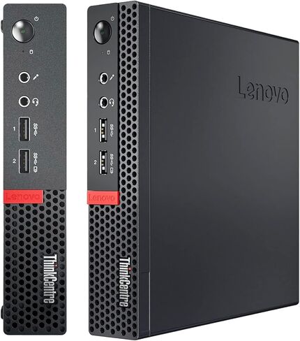 Lenovo ThinkCentre M910q Desktop Mini PC, Core i5-6500 3.2GHz-3.6GHz, 8GB DDR4 RAM, 256GB SSD, WiFi, Wired Keyboard and Mouse, Windows 11 Pro (Renewed) in Saudi Arabia