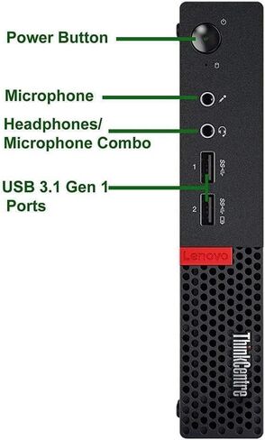Lenovo ThinkCentre M910q Desktop Mini PC, Core i5-6500 3.2GHz-3.6GHz, 8GB DDR4 RAM, 256GB SSD, WiFi, Wired Keyboard and Mouse, Windows 11 Pro (Renewed) in Saudi Arabia