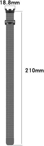 Metal Band Compatible with Xiaomi Mi Band 8, Mi Band 10, Mi Band 9 Replacement Bands Women Men, Stainless Steel Mesh Loop Adjustable Wristband Replacement Strap in Saudi Arabia