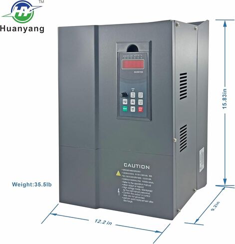 Huanyang Vector VFD محرك التردد المتغير، أحادي إلى 3 مراحل، 7.5 كيلو واط 10 حصان 220 فولت تيار متردد 34 أمبير للتحكم في سرعة المحرك، سلسلة GT in Kuwait