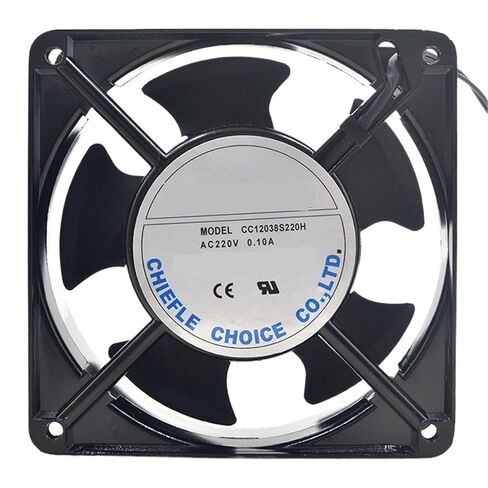 ل CC12038S220H التيار المتناوب 220 فولت 0.1A 3300 دورة في الدقيقة 12 سنتيمتر 12038 120x120x38 مللي متر كم تحمل مروحة التبريد in Saudi Arabia
