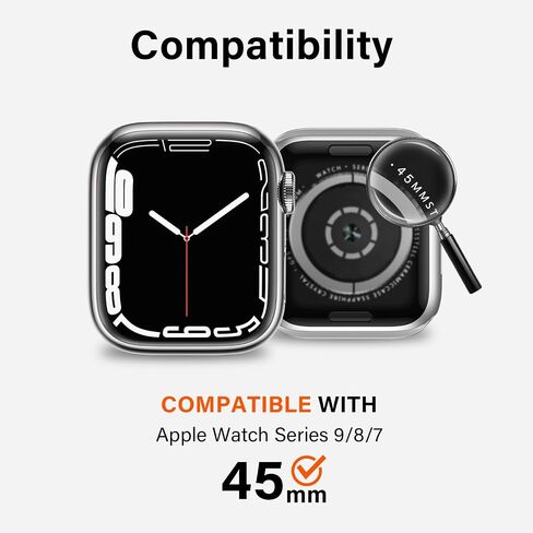 2 in 1 Rugged Metal Case Compatible with Apple Watch Series 11/10 46mm, Turn 46mm into Ultra 3/2/1 Seamlessly Bumper Protector Case with Watch Crown + Back Cover for iwatch, Titanium in Kuwait