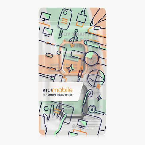 حافظة kwmobile متوافقة مع حافظة Xiaomi Redmi Watch 5 Active - 2X غطاء سيليكون لتتبع اللياقة البدنية من مادة TPU - شفاف/أسود in Saudi Arabia