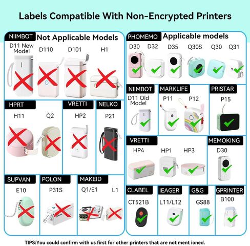 إعادة تعبئة شريط صانع الملصقات EEBBL D30 P21، 15 × 30 مم (0.59 بوصة × 1.2 بوصة) ملصقات طباعة ملصقات حرارية متوافقة مع ورق الطباعة المُكيَّف لطابعة الملصقات المحمولة D30 للمكتب، 230 ملصق/لفة، 5 لفات (أبيض) in Kuwait