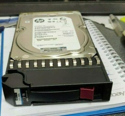 محرك الأقراص الصلبة هيوليت باكارد 719770-002 HPE 2 تيرابايت 7.2K 6G LFF SAS P2000 in Kuwait