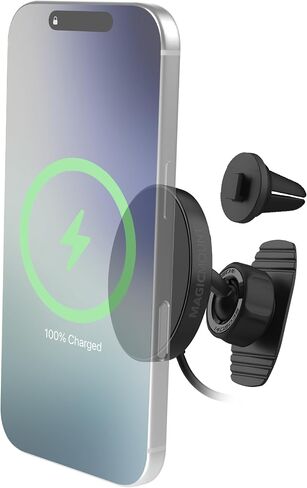 Scosche MPQTRDV Qi2 MagSafe Car Mount Charger 25W Fast Wireless Charging Phone Holder for Vent or Dashboard, Magnetic Cell Phone Mount Compatible with iPhone 17/16/15/14/13 Series & Samsung Galaxy S25 in Saudi Arabia