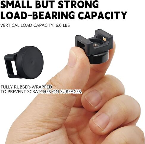 20PCS Magnetic Zip Tie Mount, Multipurpose Magnetic Cable Management Mount, 20 Mounts and 200 High Strength Nylon Cable Ties, Supplies for Organizing Cables and Wires (Vertical Load 7.5lbs) in Saudi Arabia